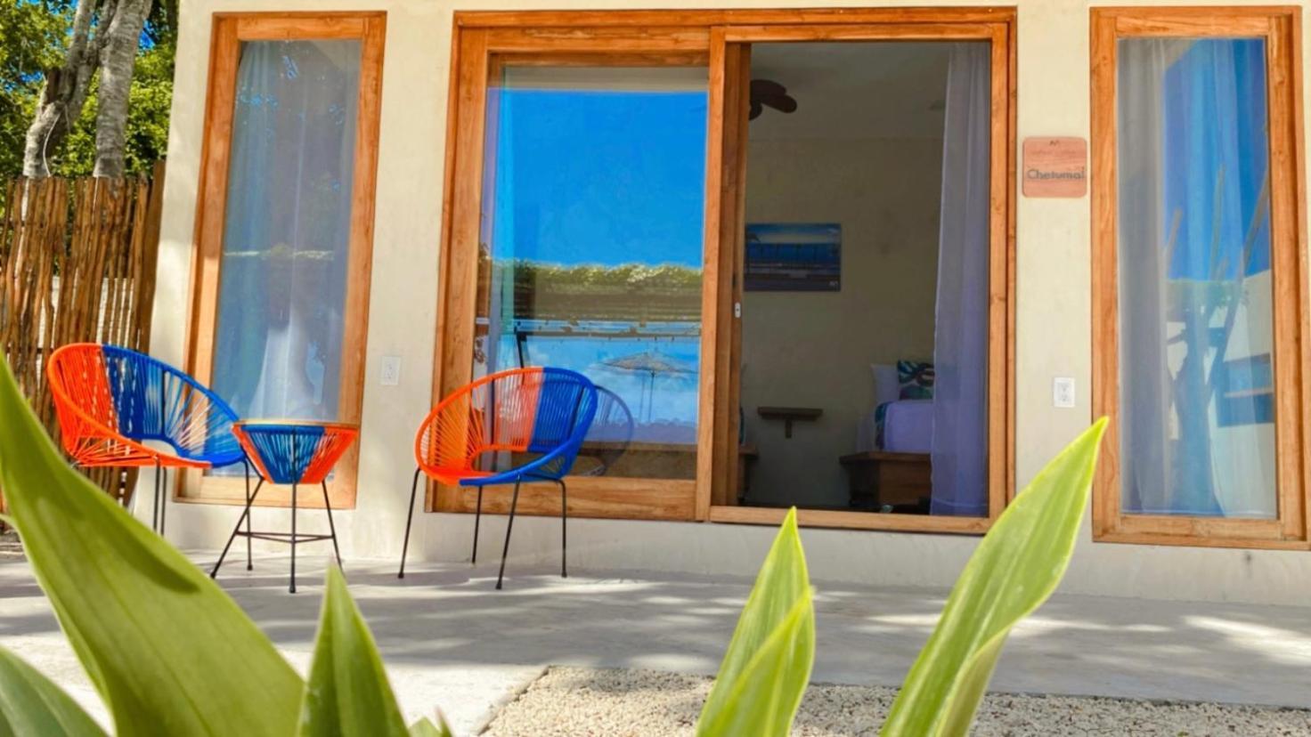 Hotel & Eco Cabanas Azul Maria บากาลาร์ ภายนอก รูปภาพ