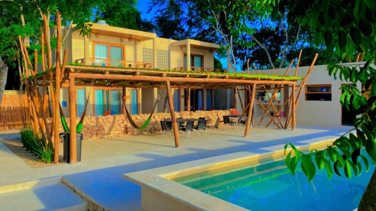 Hotel & Eco Cabanas Azul Maria บากาลาร์ ภายนอก รูปภาพ