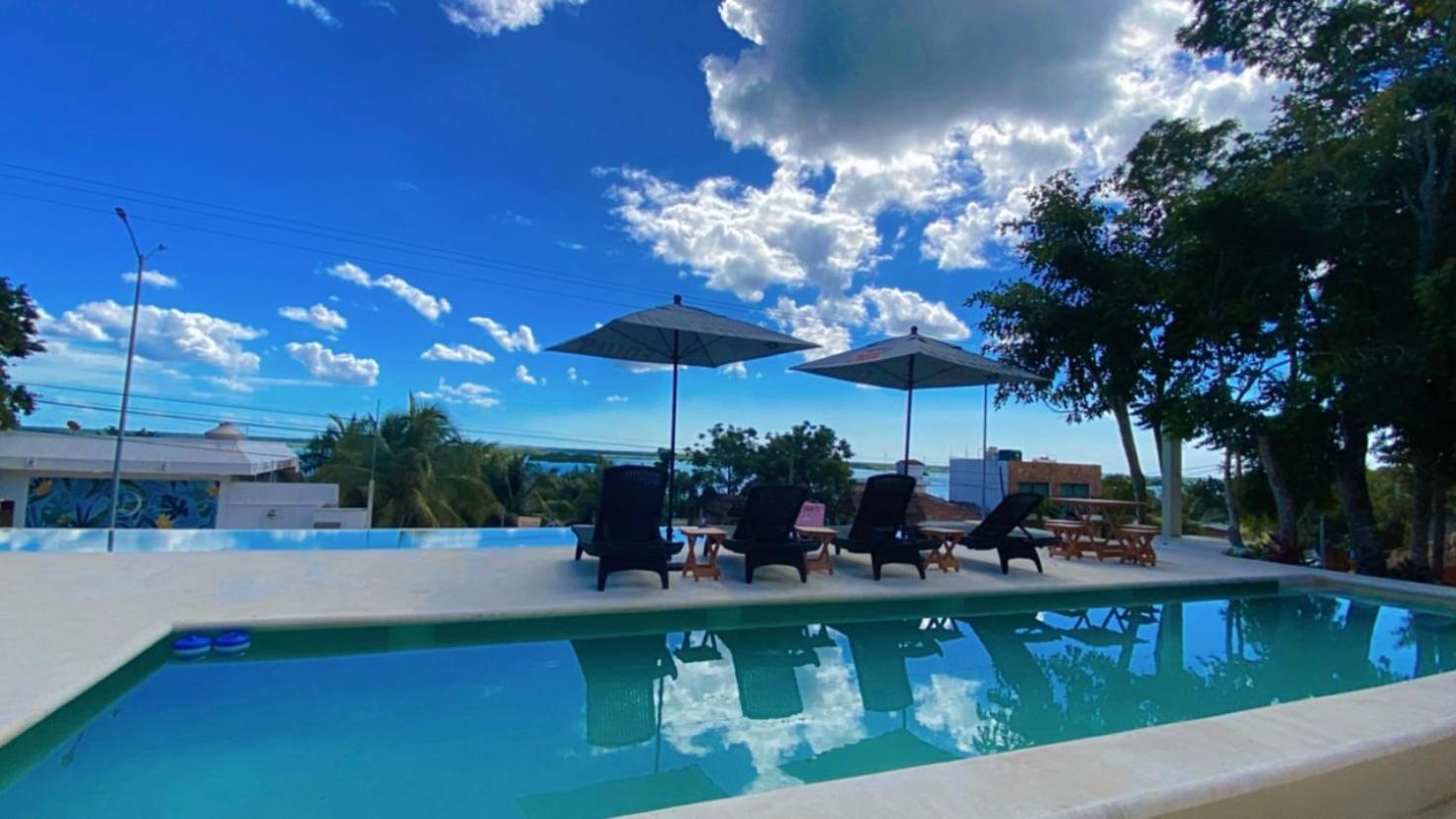 Hotel & Eco Cabanas Azul Maria บากาลาร์ ภายนอก รูปภาพ