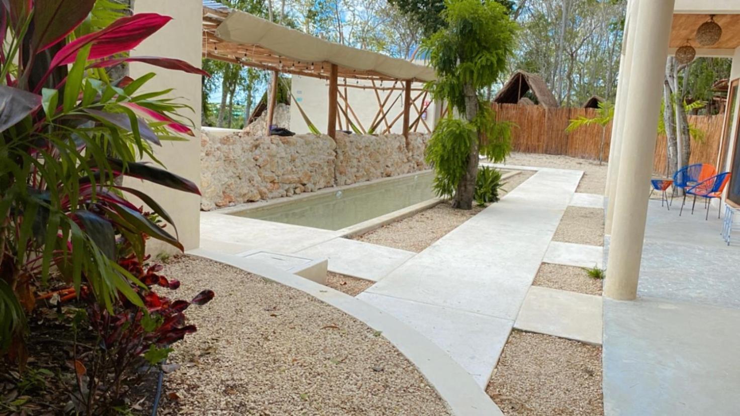 Hotel & Eco Cabanas Azul Maria บากาลาร์ ภายนอก รูปภาพ