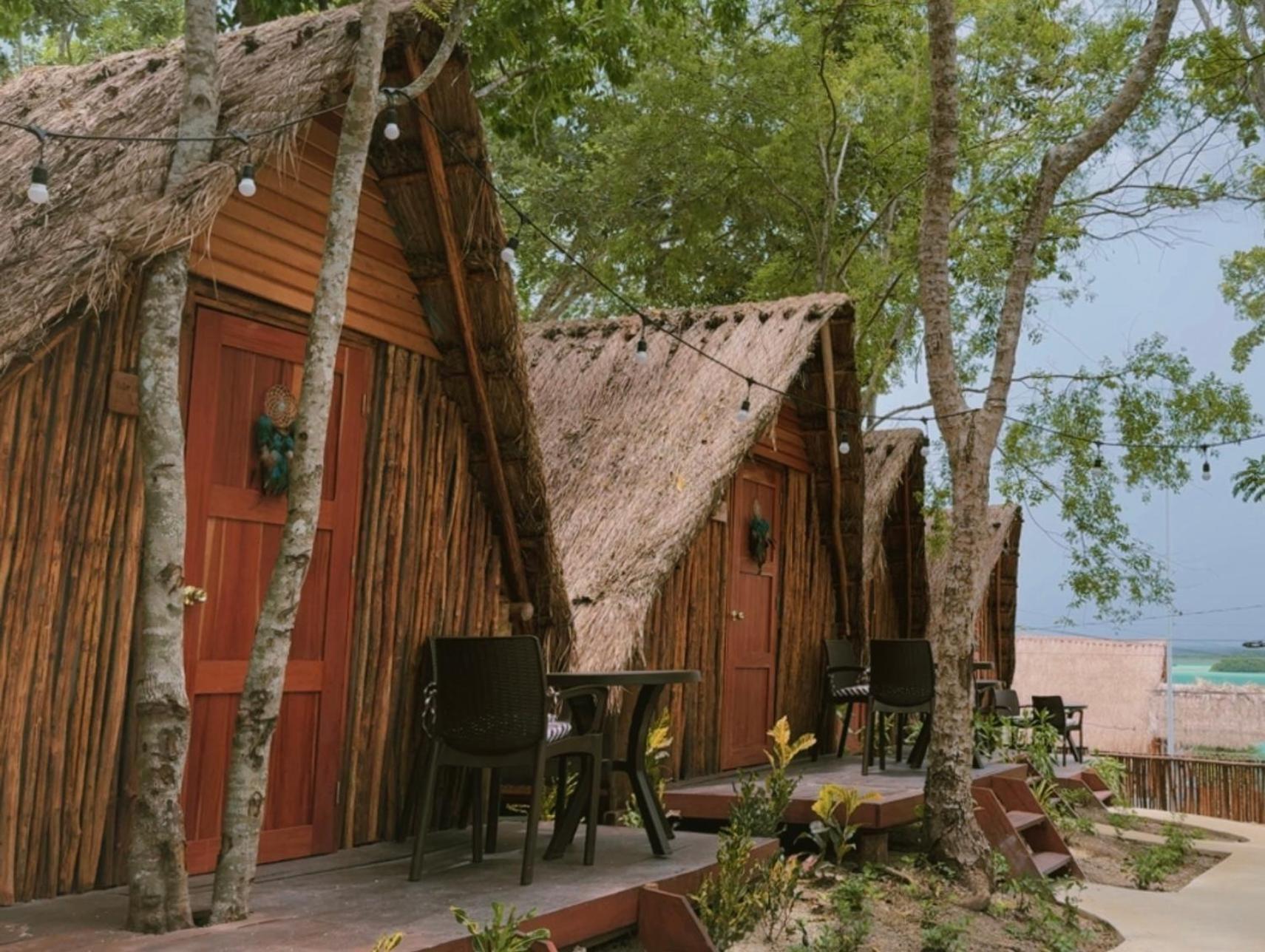 Hotel & Eco Cabanas Azul Maria บากาลาร์ ภายนอก รูปภาพ