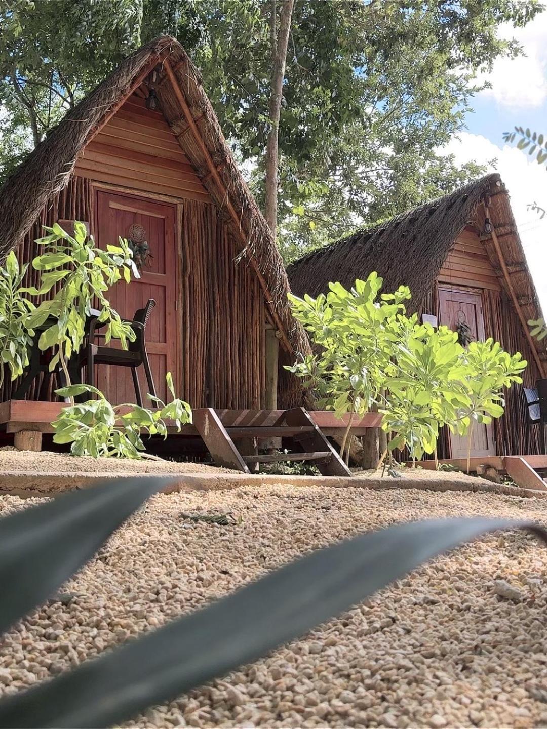 Hotel & Eco Cabanas Azul Maria บากาลาร์ ภายนอก รูปภาพ