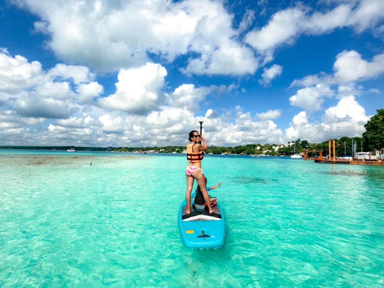 Hotel & Eco Cabanas Azul Maria บากาลาร์ ภายนอก รูปภาพ