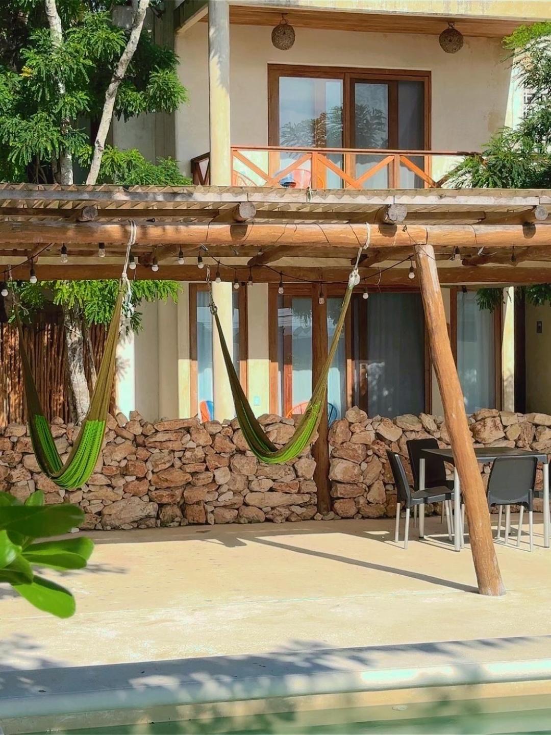 Hotel & Eco Cabanas Azul Maria บากาลาร์ ภายนอก รูปภาพ